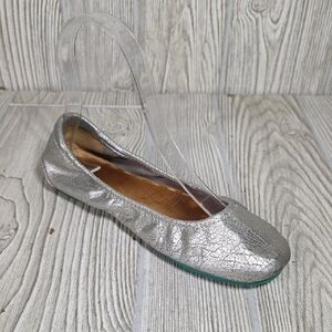 Tieks by Gavrieli Silver Screen Metallic Leather Ballet Flat - Single Left Shoe